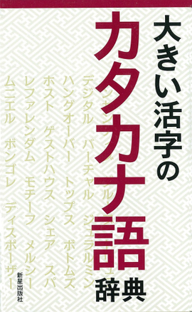 大きい活字のカタカナ語辞典 ／新星出版社編集部 編 | 新星出版社